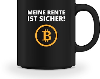 Coffee Cup/Mug Bitcoin Crypto HODL Bitcoin Gift Cryptocurrency Trader - Cup