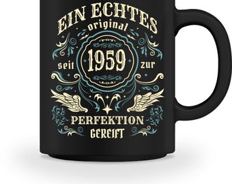 Coffee Cup/Mug Gift 65th Birthday Man Woman 65 Years A Real Original 1959 Birthday Cup