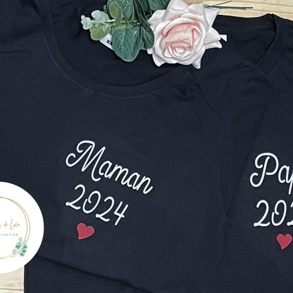 lot t-shirt papa et maman