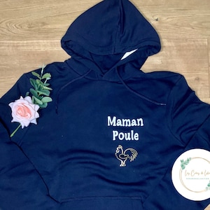 Personalized sweatshirt mom / daddy hen
