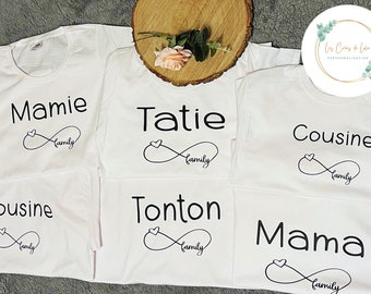 tee-shirt assorti infini family