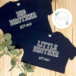 Personalized brother and sister t-shirt 'since...'