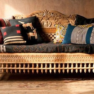 Wooden Hand Carved Sofa/Bench,Day Bed, Indian Vintag, Decorative Sofa, Indian Handcrafted,HandCarved Bench and Seaters, Indian Traditional