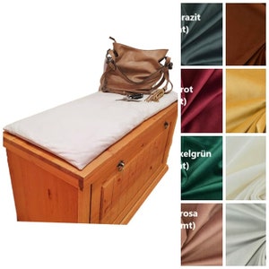 Seat cover for benches or furniture in various sizes and colors (velvet)