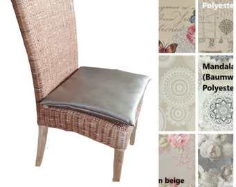 Coussin d'assise/coussin de chaise/coussin de siège avec motifs vintage