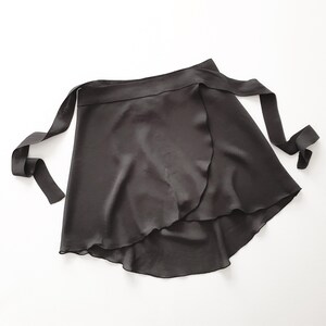 Daydance Women Black Ballet Skirts For Teens, Asymmetric Pull On...