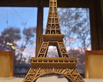 3D Printed Eiffel Tower Model | Paris Landmark Replica | Architecture Desk Decor
