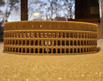 3D Printed Colosseum Model | Rome Landmark Decor