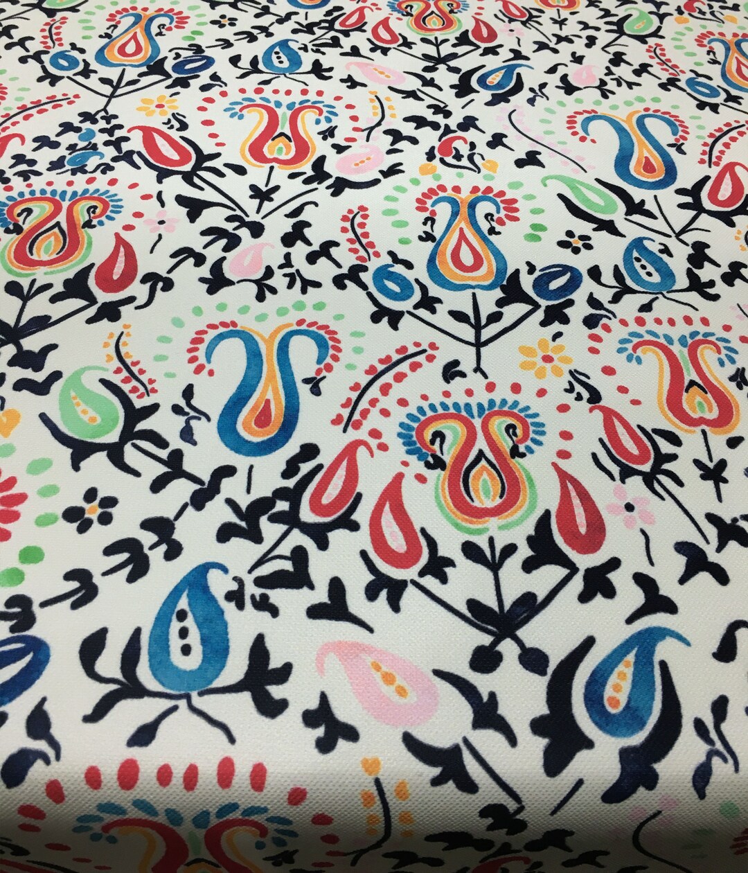 Traditional Upholstery Fabric by Yard. Multipurpose. Suzani Persian