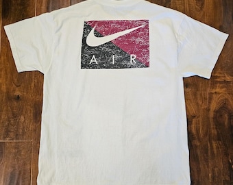 Vintage 90s Nike Air Jordan, Michael Jordan Shirt White Large L USA