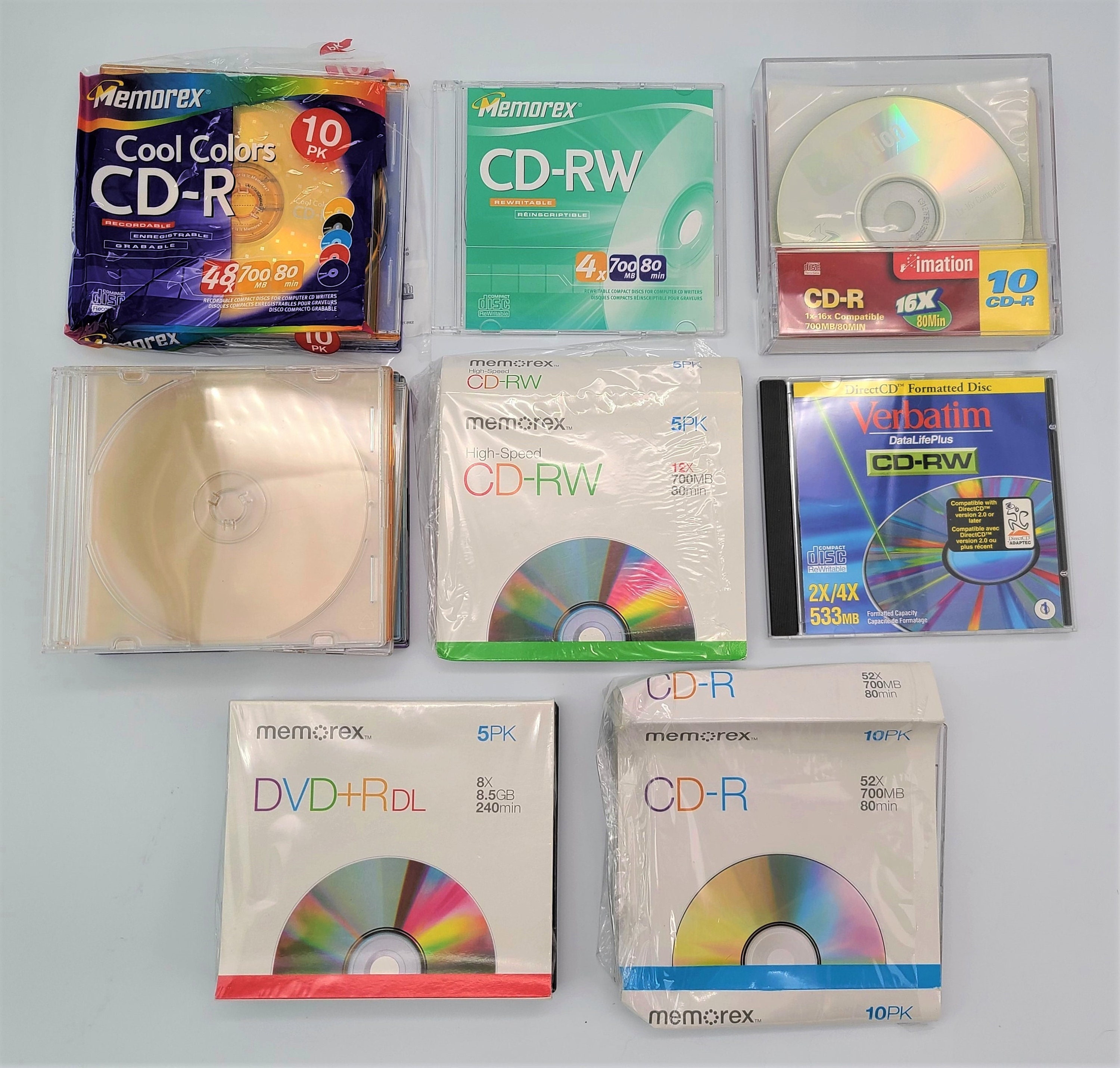IMATION CD-R BLANK CDs 5 Pack For Recording Music up to 80 Min/700MB Each  Sealed