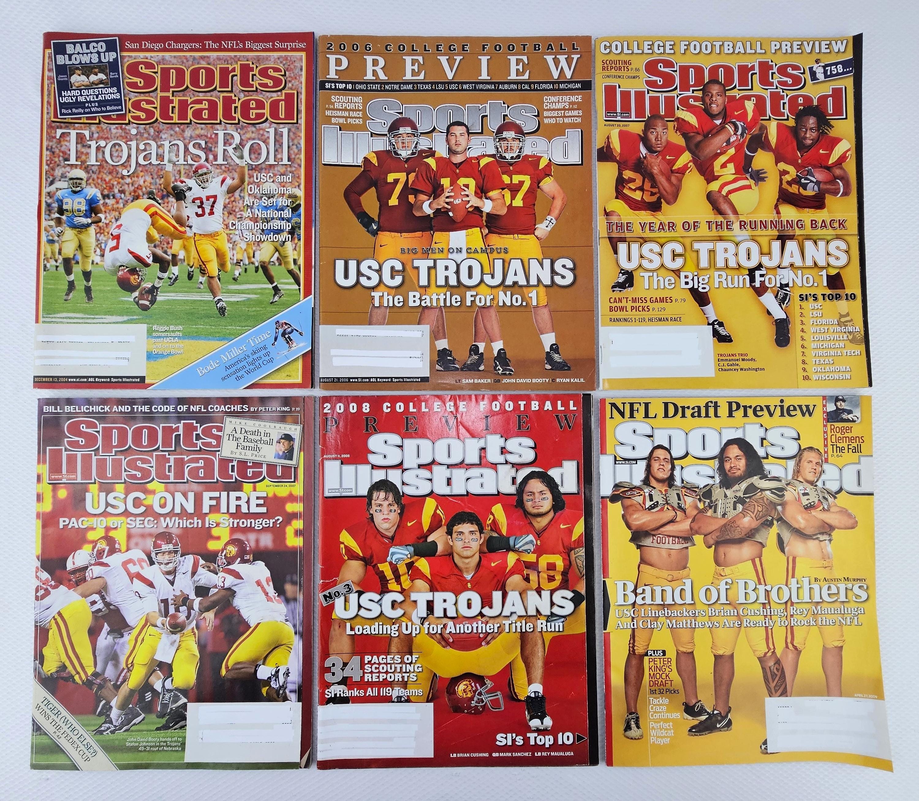 Sports Illustrated Magazine NCAA Football California Trojans USC