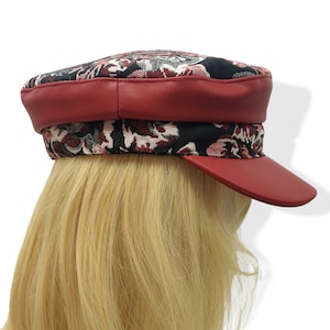 Frauen Geiger Kappe breton, Hut rot griechischen Fischer, Mütze Zeitungsjunge, Mütze Frauen Bäcker Junge, Mütze Mädchen spitze Kapitän, Mütze Sea Kapitän Geiger