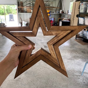 Rustic Wood Star Set