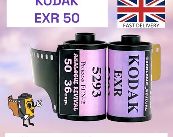 Kodak EXR 50 35mm Film 36 Exposures Rare Expired Tested Film (Vision 3 Alternative)