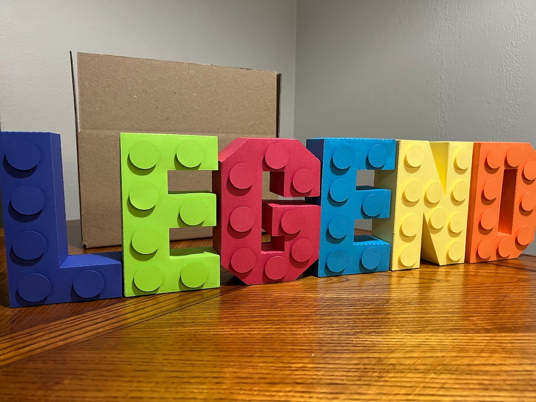 3D Letter Blocks, Alphabet Blocks 3D, Block Party, Blocks Brithday