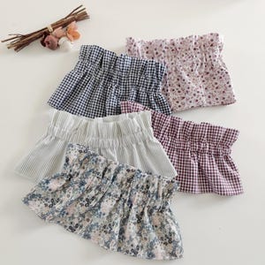 Odpinany elastyczny kołnierzyk w stylu wiktoriańskim, nadruk kwiatowy, kratka gingham, dostępne w kilku kolorach