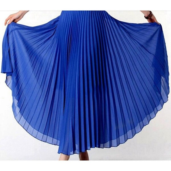 Chiffon Maxi Skirt - Etsy