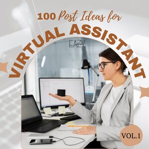 Virtual Assistant Post Ideas, Virtual Assistant Social Media post, Social Media Content planner, 2022 Social Media Content Ideas, VA planner