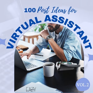 Virtual Assistant Social Media post, Virtual Assistant Post Ideas, Social Media Content planner, 2022 Social Media Content Ideas, VA planner