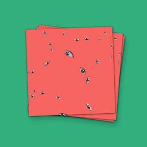 Les yeux dans les yeux - Carte 15x15cm