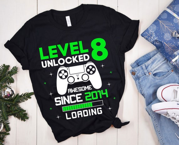 8th Birthday T Shirt Boys Video Game Gamer Boys Controller 8th Birthday T Shirt Boys Video Game Gamer Boys Controller