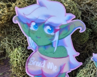 Breed Me-Teeli I 3" Water Resistant Vinyl Sticker*NEW BORDERLESS*