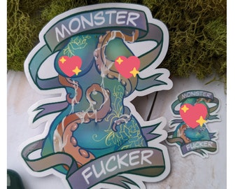 Proud Monster F-ker ll 4" Water Resistant Glossy Vinyl Sticker