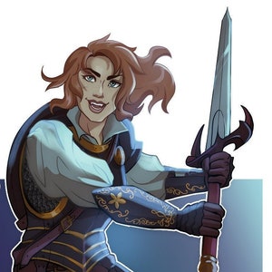 DnD Commission, DnD Art, Character Commission, D&D Party, RPG, Custom Character, character design, fantasy illustration, character portrait
