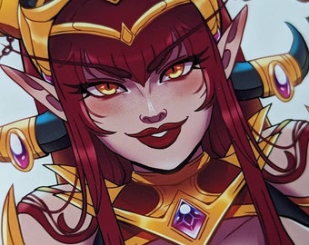 18+ WoW World of Warcraft Alexstrasza Dragonflight ll 4" Water Resistant Glossy Vinyl Sticker