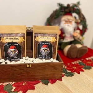Christmas Hot Chocolate - Santa's Hot Chocolate 100g Instant - The Sunken Barrel Cornish Coffee Company - Awesome Stocking Filler !!!