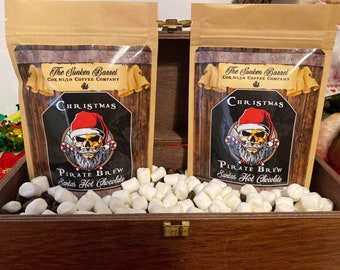 Christmas Hot Chocolate - Santa's Hot Chocolate 100g Instant - The Sunken Barrel Cornish Coffee Company - Awesome Stocking Filler !!!
