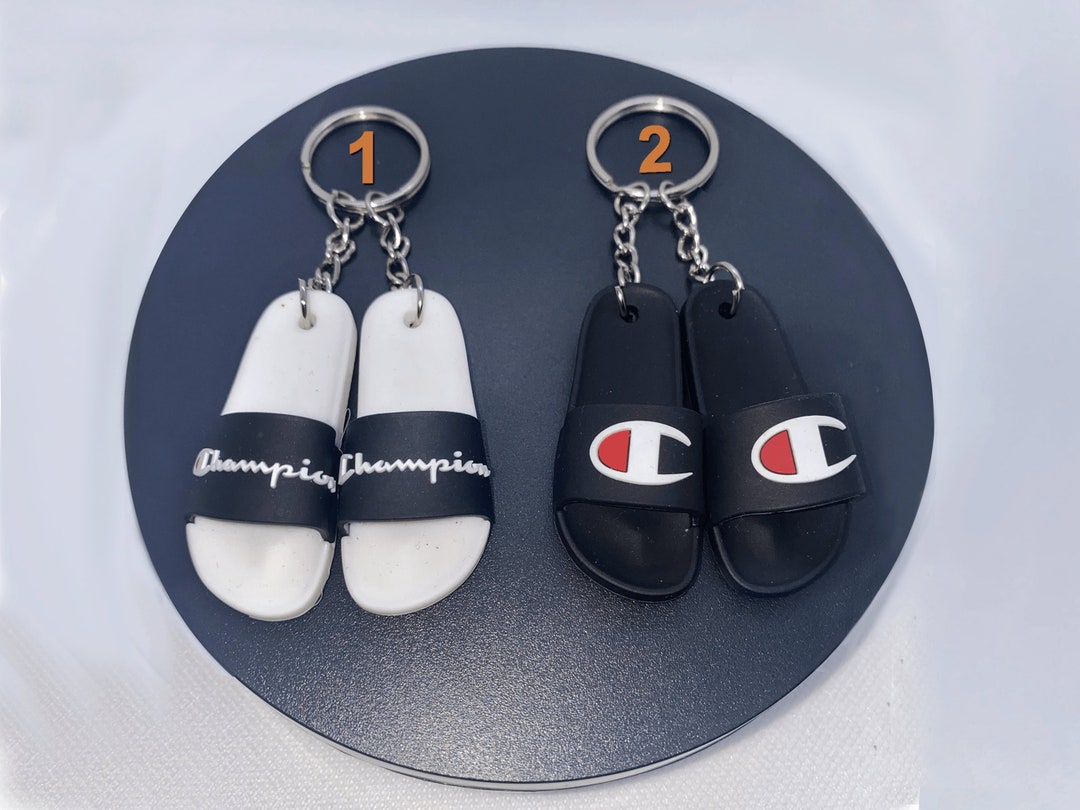 Mini Slides Pair 3D Keychain Nike Slides Keychain Friends Etsy