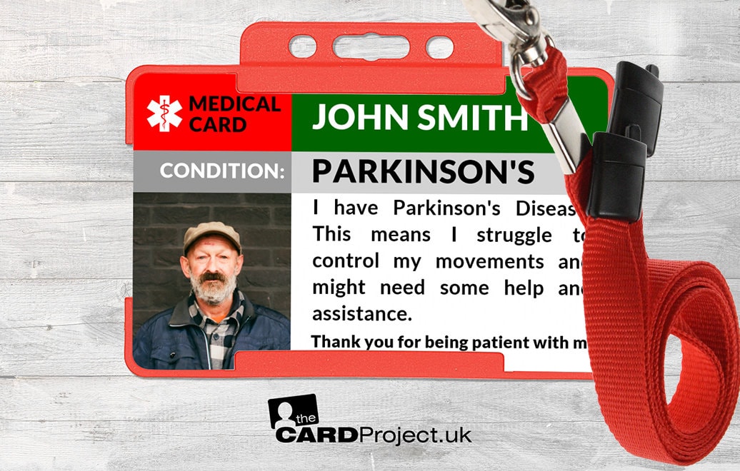 Parkinson's Disease Awareness Medical Photo ID Alert Card - Etsy
