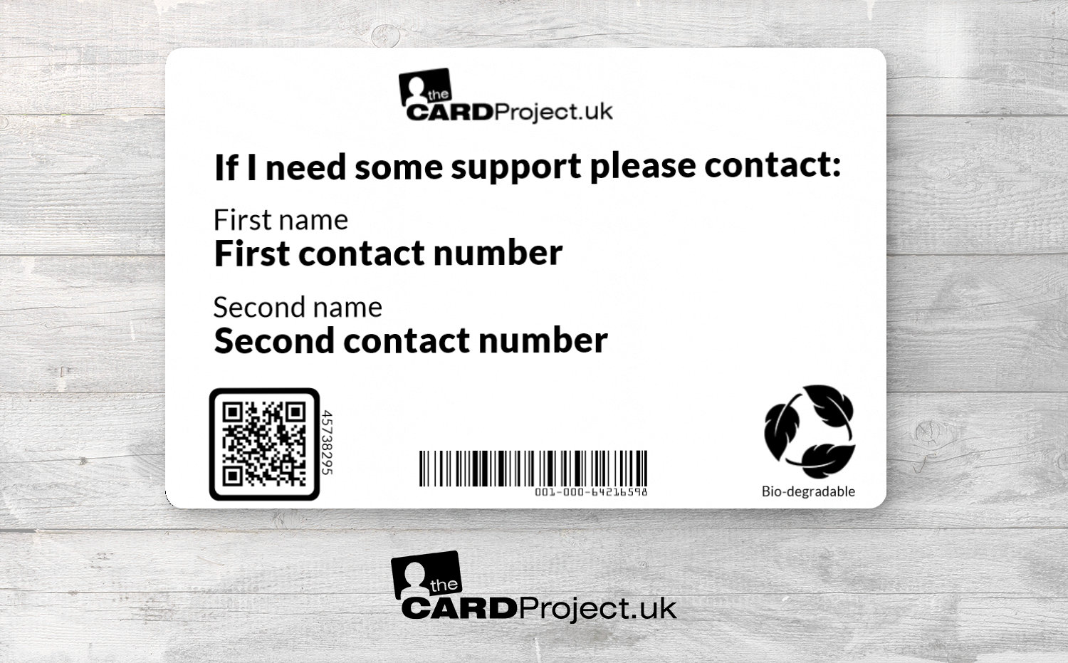Id Card For Dementia Patients