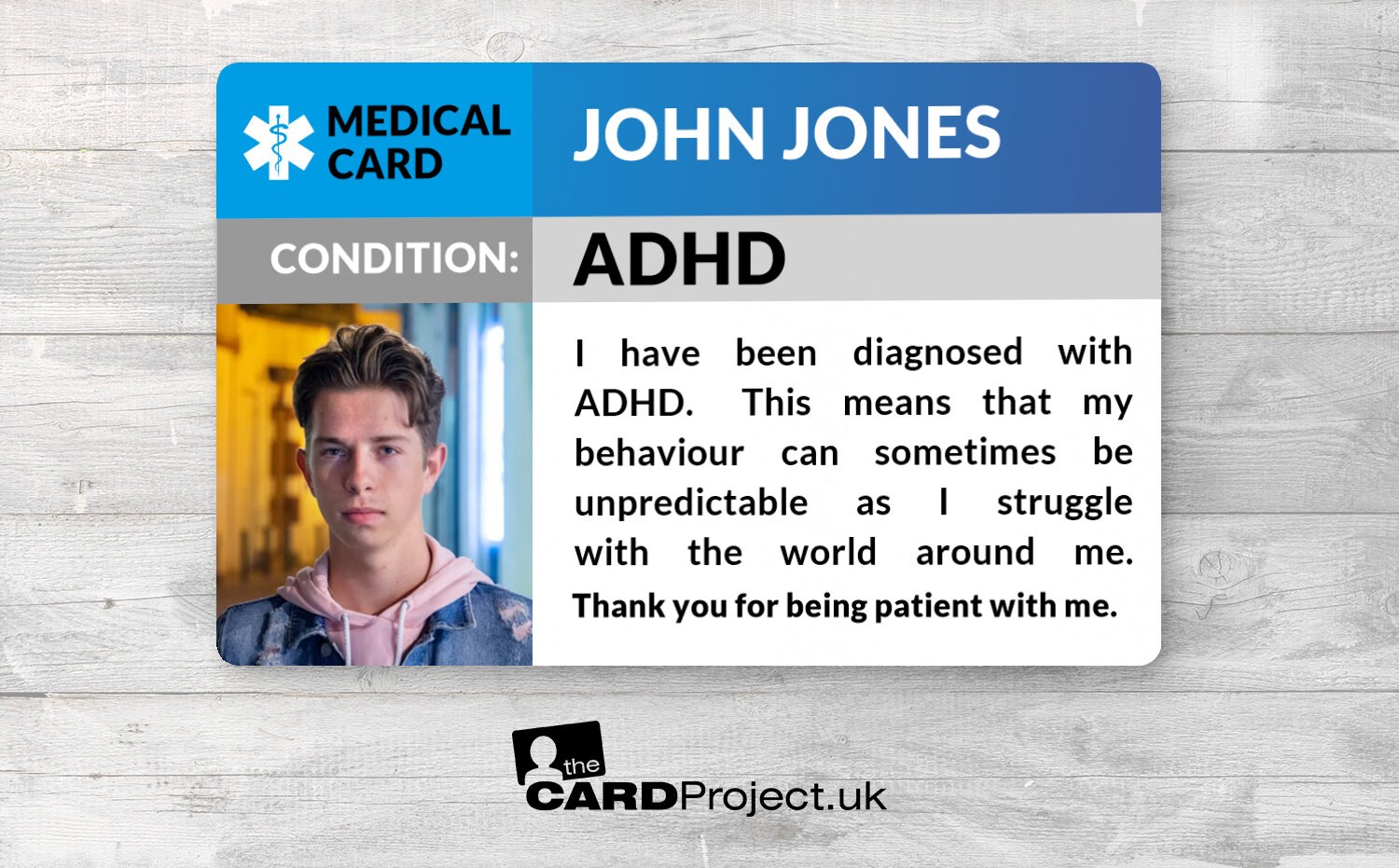 Adhd Id Card