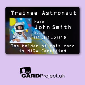 Kids Astronaut ID Card - NASA Certified: Explore Space Adventures and Ignite Cosmic Imaginations!