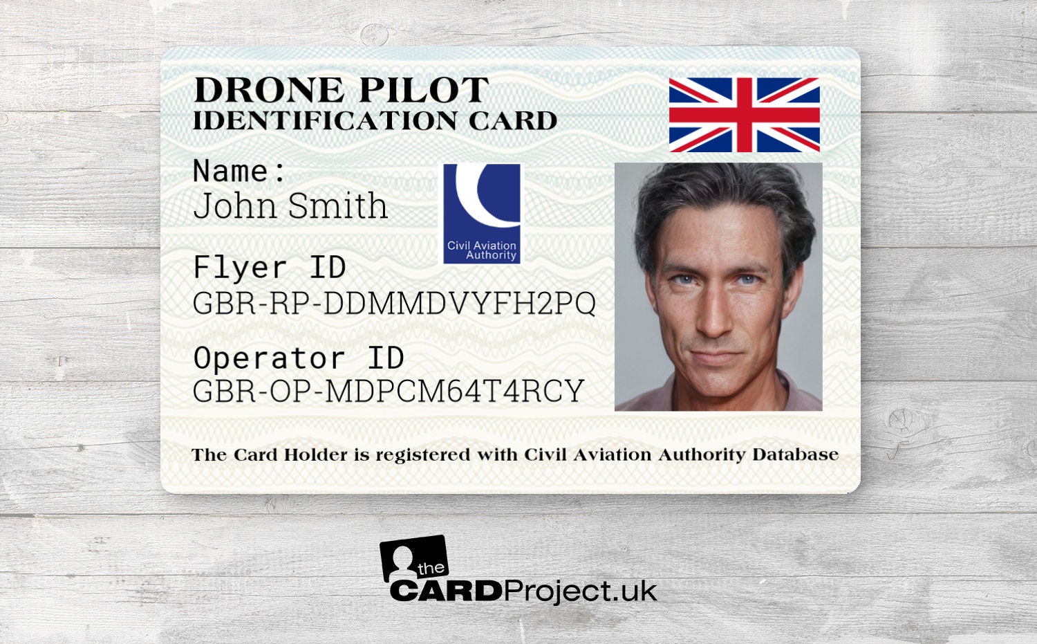 Drone Operator Id Card