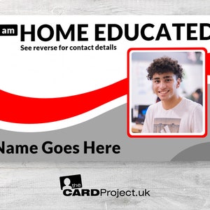 Home Educated Student ID Card with optional Holder and Lanyard - Eco-Friendly and Practical Way to Prove Student Status & Belonging