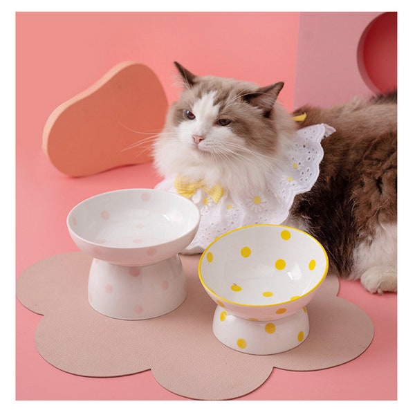 Elevated Cat Bowls Etsy