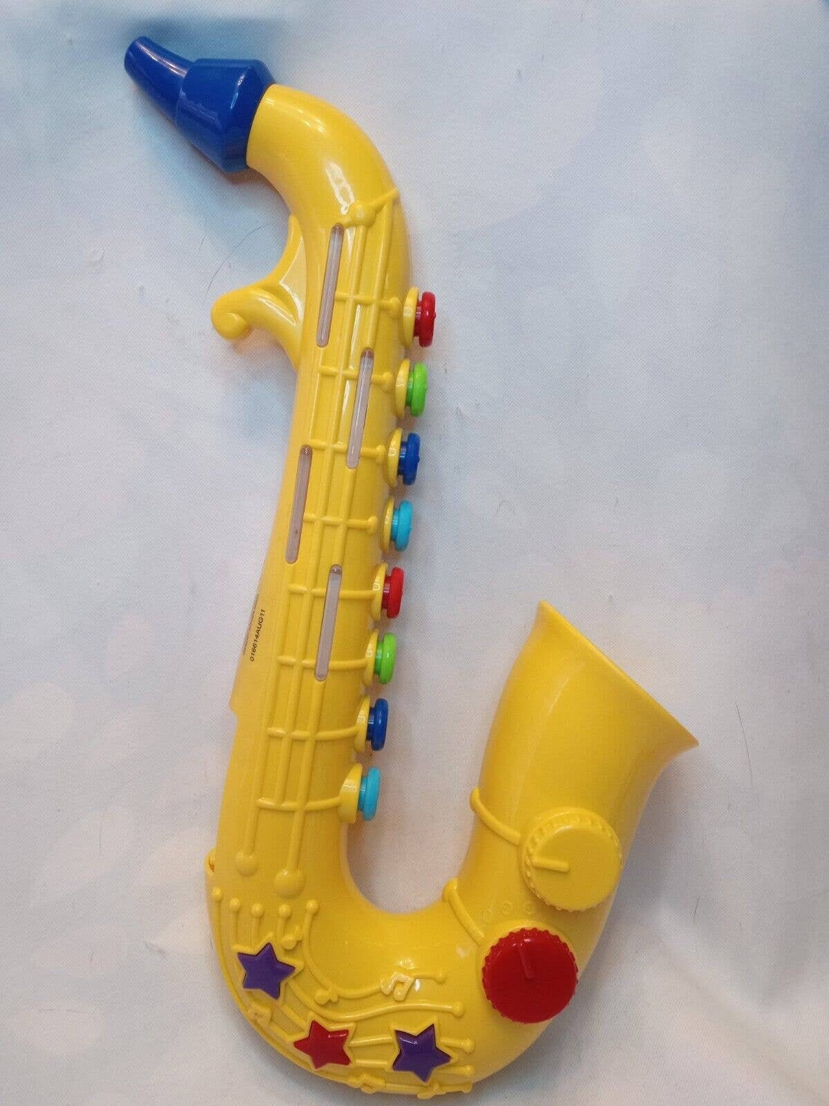 Let's Play au Saxophone Jouets - 4 Tunes - Avec Lumière - Incl. 2 piles AA  - Jaune