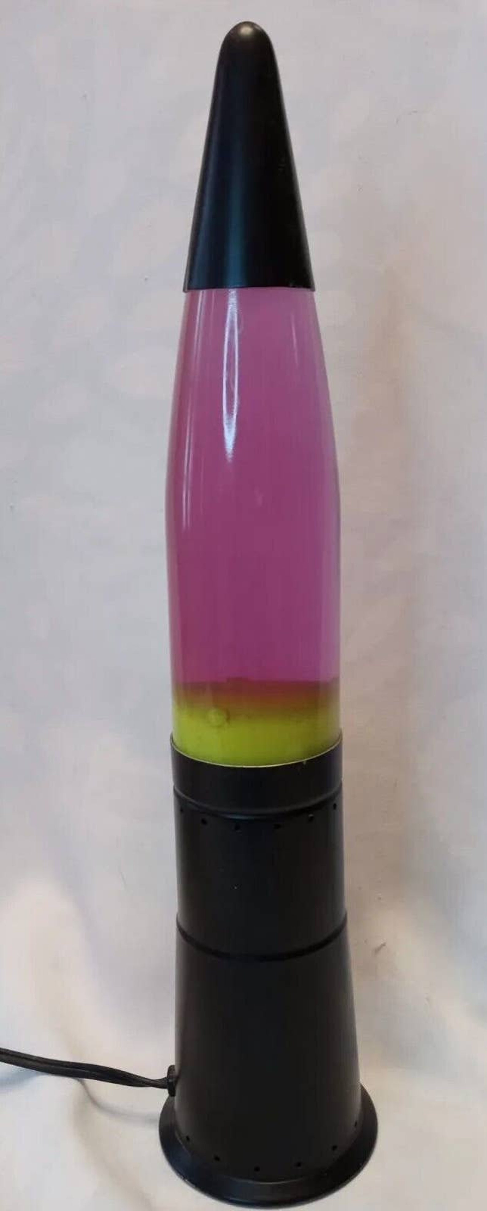 Lava Lamp Pliable Art Pink Liquid Yellow Lava Model 101L Etsy