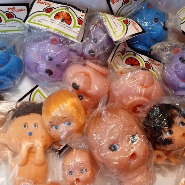 Vintage Doll Heads Etsy