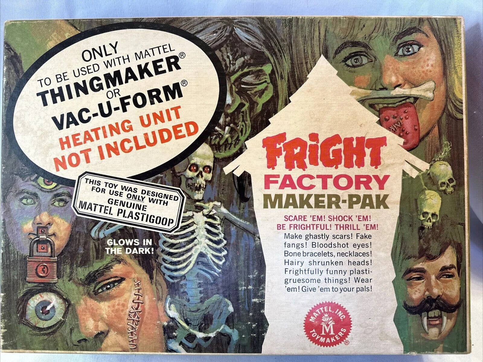 1966 Mattel Thingmaker Fright Factory Monster W Hair Order Form