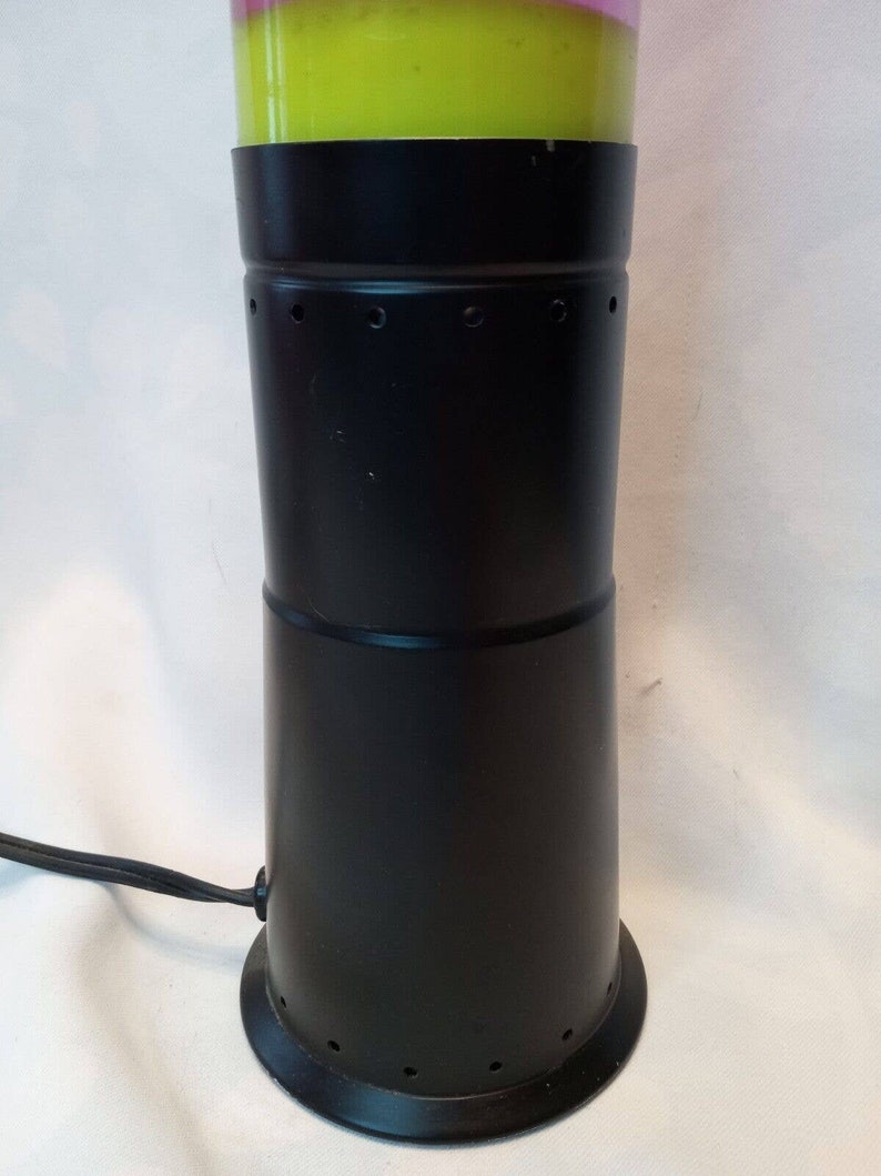 Lava Lamp Pliable Art Pink Liquid Yellow Lava Model 101L Etsy