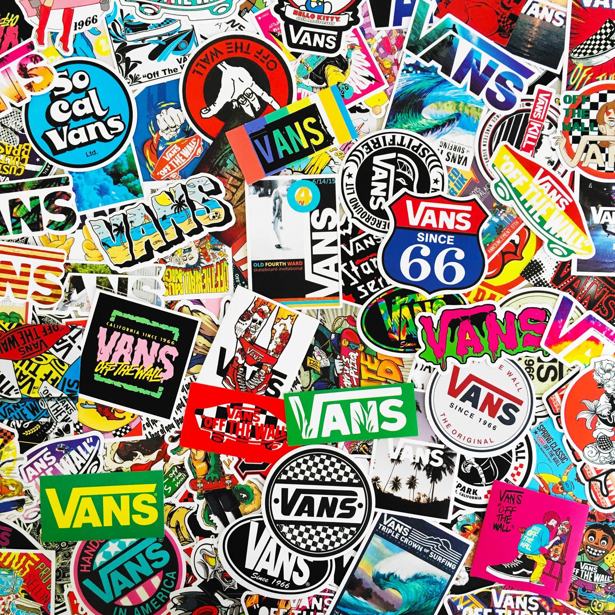 Vinyl Skate Sticker Bundles Vans Skate Stickers - Etsy