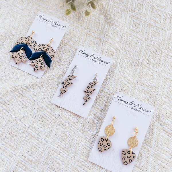 Jordie Cheetah Earring main image 1