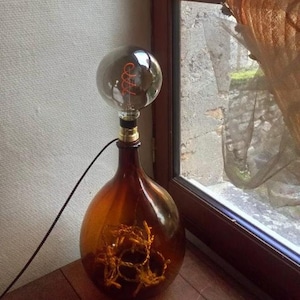 Bottle lamp Dame Jeanne led