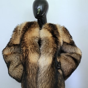 Finnraccoon fur coat
