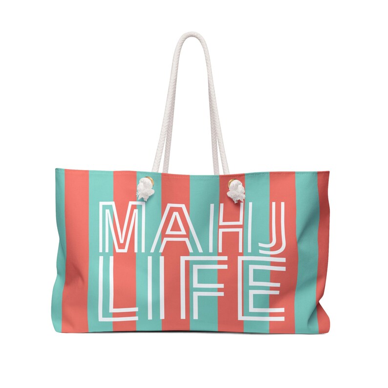 Striped Mahjong Bag | Mahjong Accessories | Mahjong Gifts | Mahjong Tote | Mahjong Tile Bag | Mahjong Gift Ideas image 15